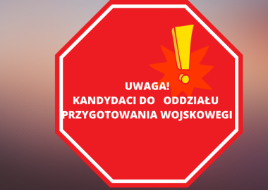 DODATKOWY TERMIN PRÓBY SPRAWNOŚCIOWEJ DLA KANDYDATÓW DO OPW