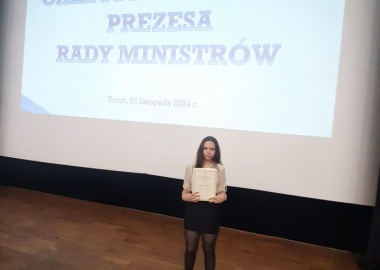 STYPENDIUM PREZESA RADY MINISTRÓW